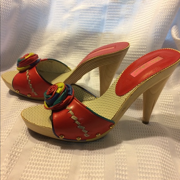 Betsey Johnson heels  size - 9.5 - Picture 2 of 8